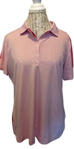 Women's Nikegolf Dri-fit SZ XL Button Down Athletic Top Shirt Hot Pink L…